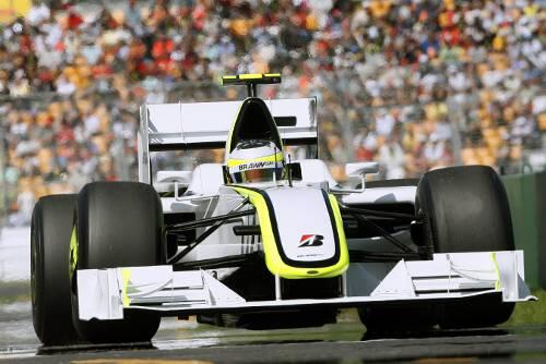Ohne Sponsoren-Logo fährt der Bolide des Brawn-Team in Melbourne. Das könnte sich jedoch bald ändern.