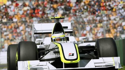 Ohne Sponsoren-Logo fährt der Bolide des Brawn-Team in Melbourne. Das könnte sich jedoch bald ändern. Ohne Sponsoren-Logo fährt der Bolide des Brawn-Team in Melbourne. Das könnte sich jedoch bald ändern.