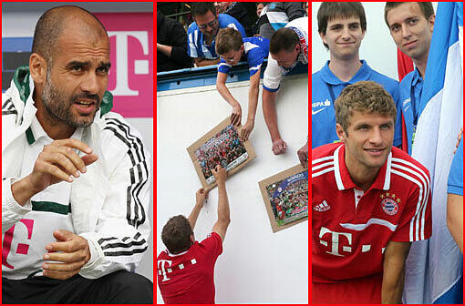 FC Bayern im Test gegen Hansa Rostock: Die Bilder vom Benefizspiel