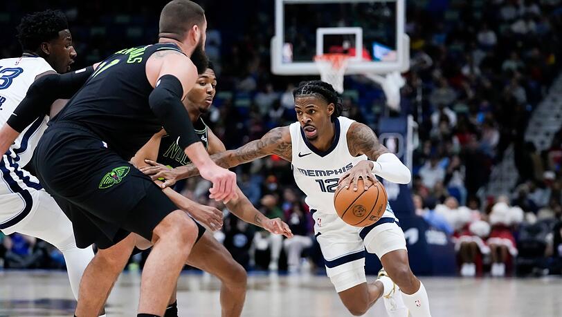 Nach seiner Sperre steht NBA-Star Ja Morant wieder auf dem Platz.
