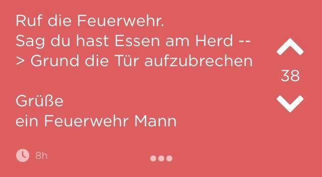 Und die Tipps, wie der OJ in die Wohnung kommen könnte, werden kreativer.