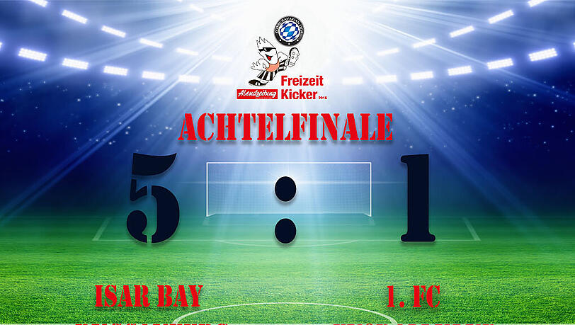 Die Isar Bay Buccaneers gewinnen mit 5:1. Die Isar Bay Buccaneers gewinnen mit 5:1.