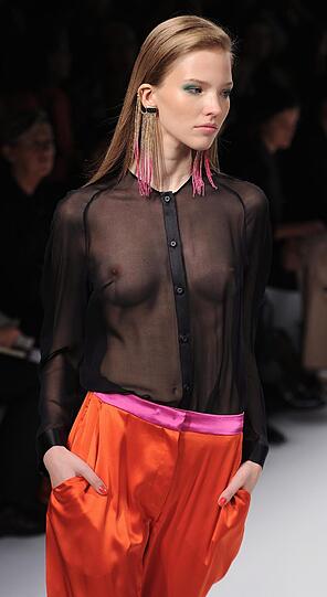Bilder von der Fashion Week in Mailand 2012