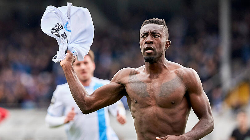 Wurde gegen den Chemnitzer FC zum Matchwinner: Prince Owusu.