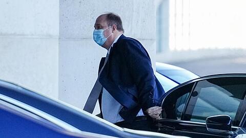 Der Chef des Bundeskanzleramtes und Bundesminister für besondere Aufgaben Helge Brauen bei seiner Ankunft im Bundeskanzleramt..