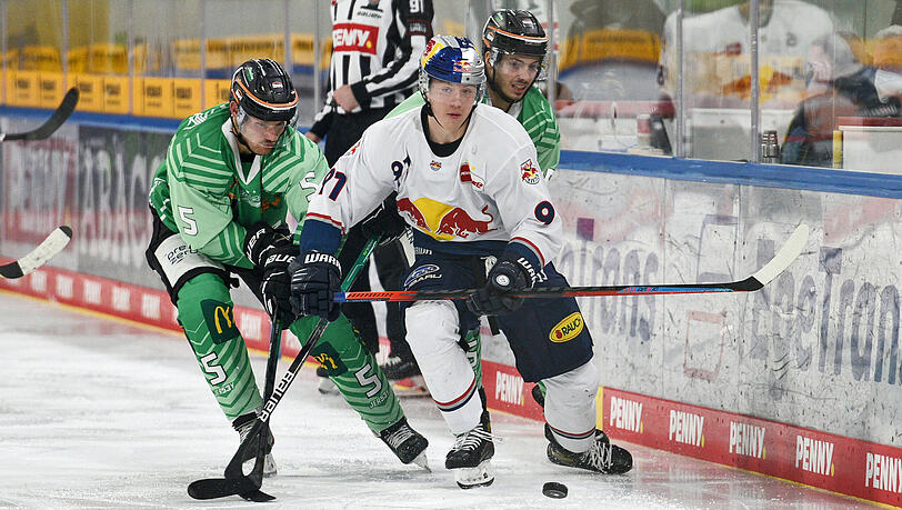 Bei den Bietigheim Steelers feiert der EHC München einen Kantersieg.