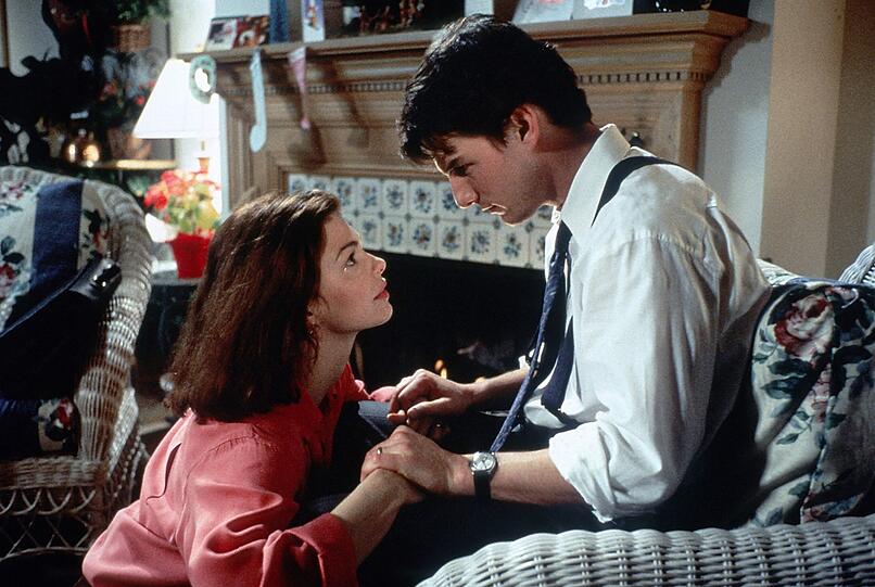 Abby (Jeanne Tripplehorn) leidet unter der permanenten Abwesenheit ihres arbeitswilligen Mannes Mitch (Tom Cruise). Abby (Jeanne Tripplehorn) leidet unter der permanenten Abwesenheit ihres arbeitswilligen Mannes Mitch (Tom Cruise).