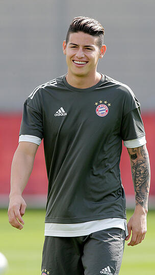 Die Bayern beim Abschlusstraining am Dienstag vor dem Kracher gegen Real Madrid. Klicken Sie sich durch die Bilder.