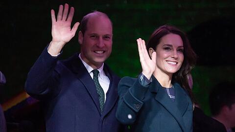 Prinz William und Prinzessin Kate besuchen Boston.