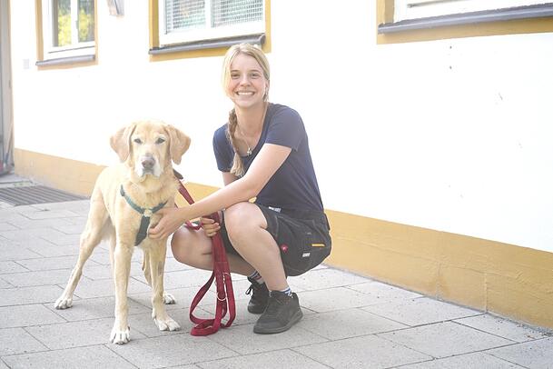 Auch Golden Retriever Timmy steht zur Vermittlung bereit. Er ist freundlich zu Menschen, mag aber keine anderen Hunde. Auch Golden Retriever Timmy steht zur Vermittlung bereit. Er ist freundlich zu Menschen, mag aber keine anderen Hunde.