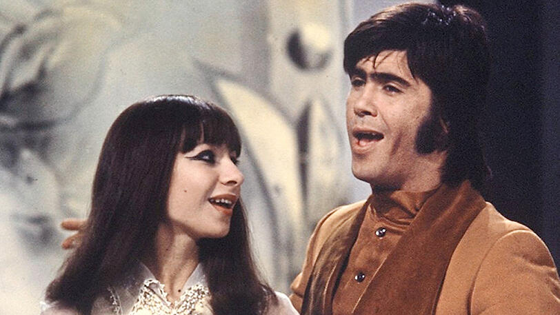 Esther und Abi Ofarim Ende der 1960er Jahre bei einem Auftritt.