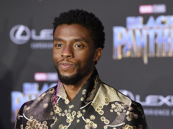 Chadwick Boseman bei der Premiere von "Blaack Panther" in Hollywood.