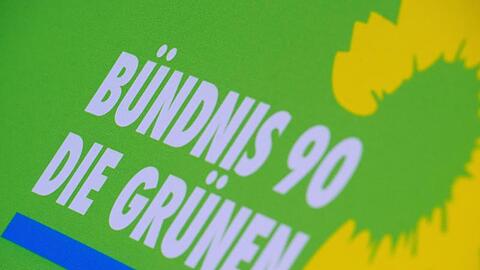 Das Logo von Bündnis 90/Die Grünen. Foto: Stefan Sauer/dpa-Zentralbild/dpa/Archivbild