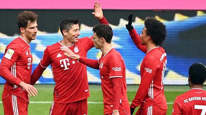Sind gegen den VfB Stuttgart zu Hochform aufgelaufen: Die Bayern siegten in Unterzahl mit 4:0.