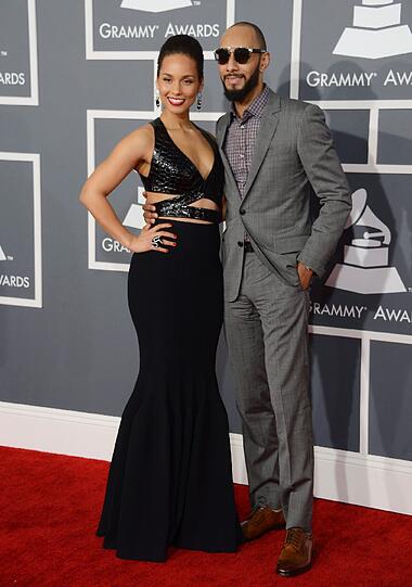 Alicia Keys (l) mit Ehemann.