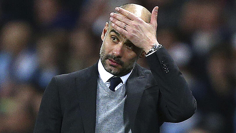 Konnte es kaum fassen: Pep Guardiola.