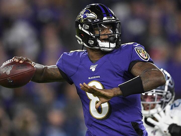 Hat mit den Baltimore Ravens das NFL-Halbfinale verpasst: Lamar Jackson.