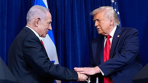 Das Treffen zwischen Netanjahu und Trump wird am Dienstag erwartet (Archivbild). Das Treffen zwischen Netanjahu und Trump wird am Dienstag erwartet (Archivbild).