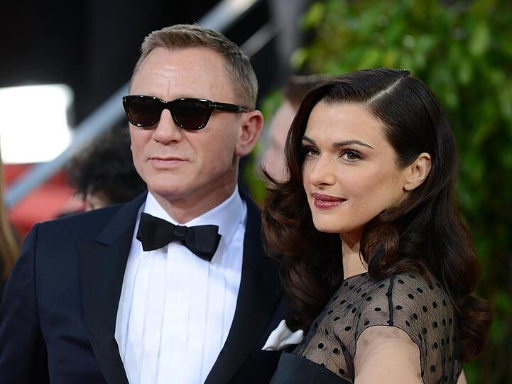 Daniel Craig und Rachel Weisz bei den Golden Globe-Awards