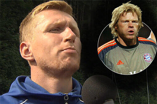 Nico Burchert parodiert Ex-Bayern-Keeper Oliver Kahn.