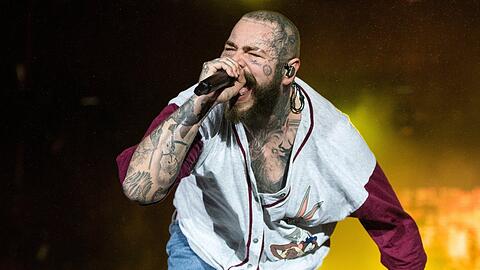 Post Malone bei einem Auftritt in Brasilien Anfang September.