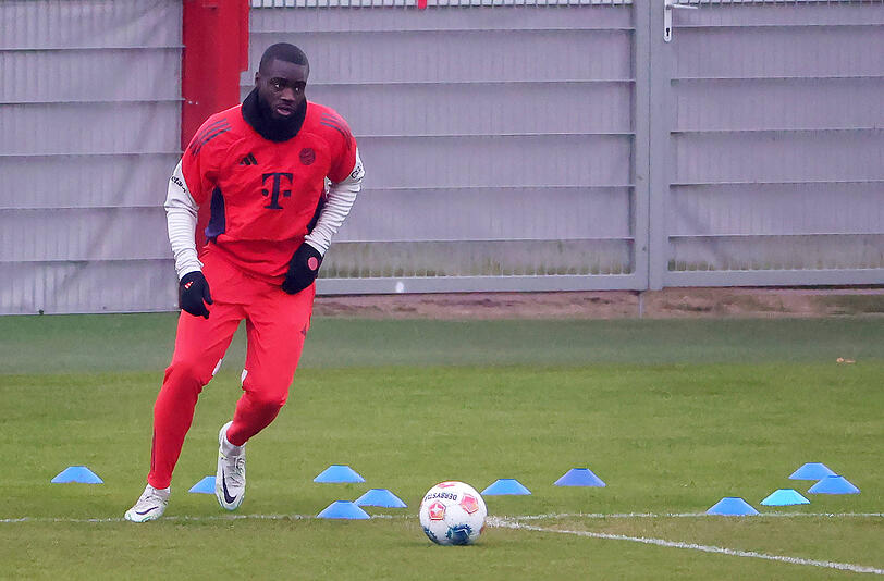 Wieder im Training: Dayot Upamecano.