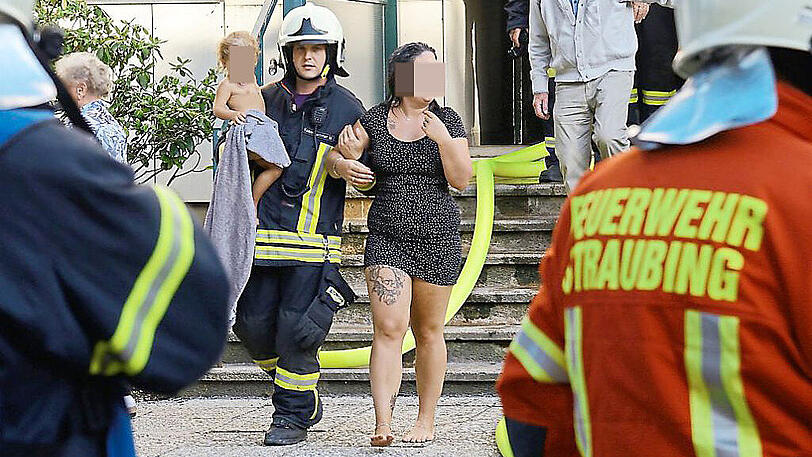 Im siebten Stock brach das Feuer aus.