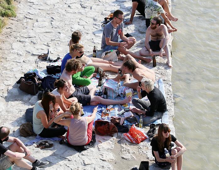 Genau der richtige Ort für einen heißen Sommertag!