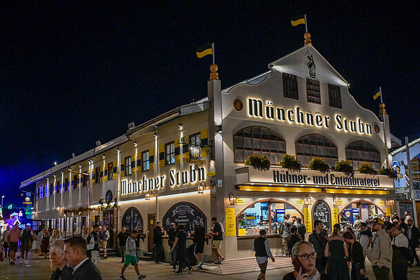 Die M&uuml;nchner Stubn ist seit einigen Jahren auch als kleines Wiesn-Zelt auf dem Oktoberfest vertreten.