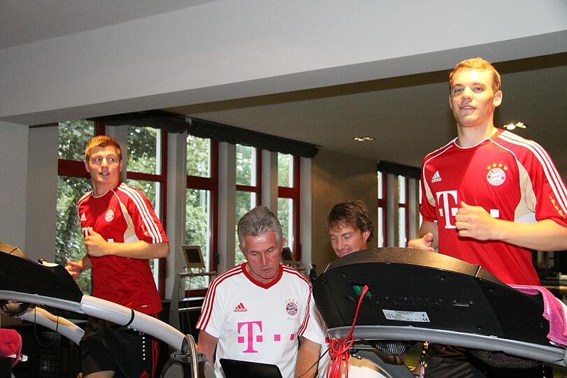 Die Bayern-Spieler im Leistungstest. Die Bilder.