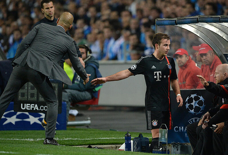 In der 56. Minute war für Mario Götze Schluss.