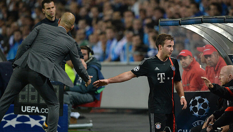 In der 56. Minute war für Mario Götze Schluss. In der 56. Minute war für Mario Götze Schluss.