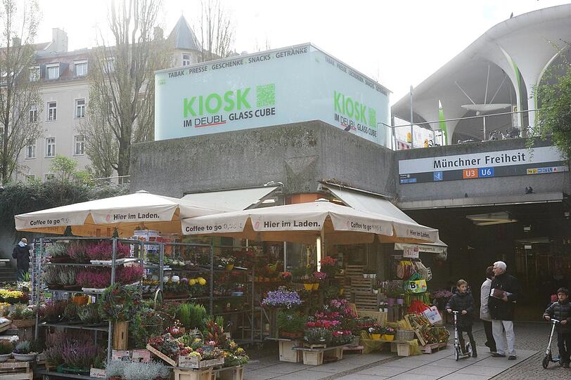 Kurzweilig war der Kiosk für Fotografen zu sehen
