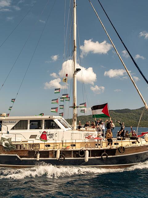 Die Gaza-Hilfsflotte versuchte mit 51 Booten die K&uuml;ste von Gaza zu erreichen. (Archivbild)