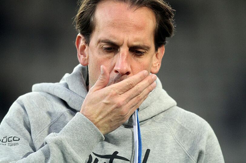 Wurde am Samstag bei Arminia Bielefeld entlassen: Trainer Rüdiger Rehm.
