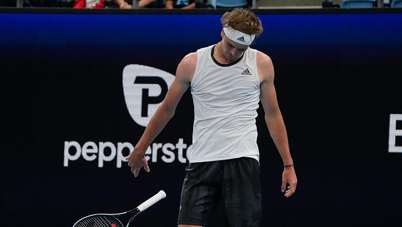 Verlor zum Auftakt beim United Cup: Alexander Zverev.