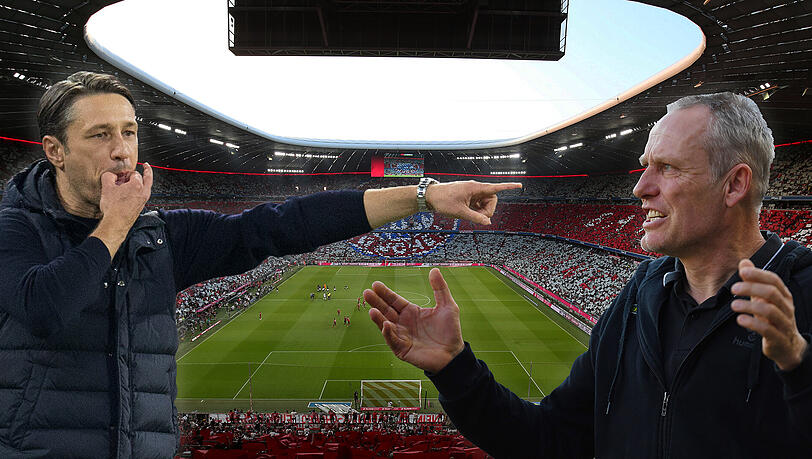Treffen am Samstag aufeinander: Niko Kovac (FC Bayern) und Christian Streich (SC Freiburg) Treffen am Samstag aufeinander: Niko Kovac (FC Bayern) und Christian Streich (SC Freiburg)