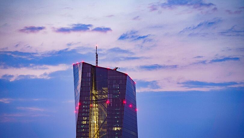Die Zentrale der Europäischen Zentralbank (EZB) steht in Frankfurt am Main.