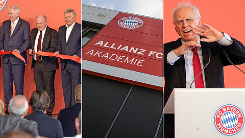 Die Blasmusik spielte, das Festzelt war gefüllt mit bayerischer Prominenz - und Uli Hoeneß verkündete bei der feierlichen Eröffnung der neuen Nachwuchsschmiede des FC Bayern Visionen. Die Bilder vom Bayern Campus.