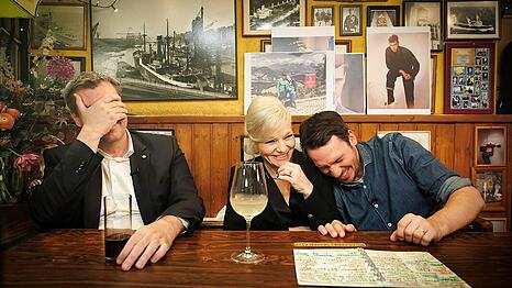 Herrlich anders: Ina Müller hatte Markus Söder und Felix Neureuther zu Gast