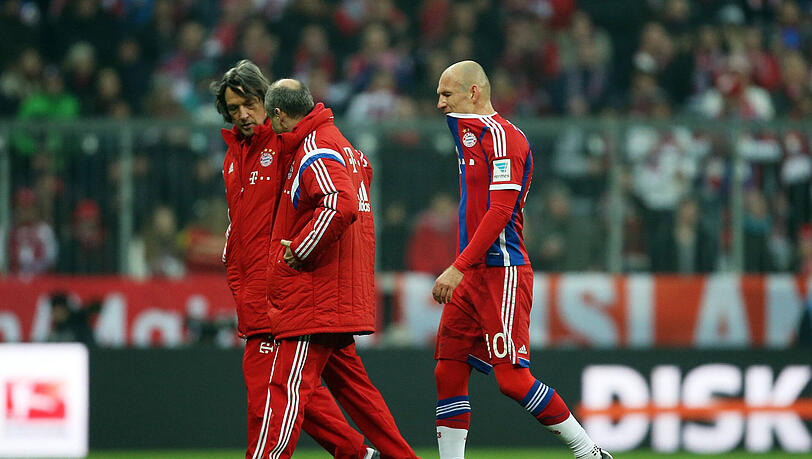 Arjen Robben wird dem FC Bayern mehrere Wochen fehlen. Arjen Robben wird dem FC Bayern mehrere Wochen fehlen.