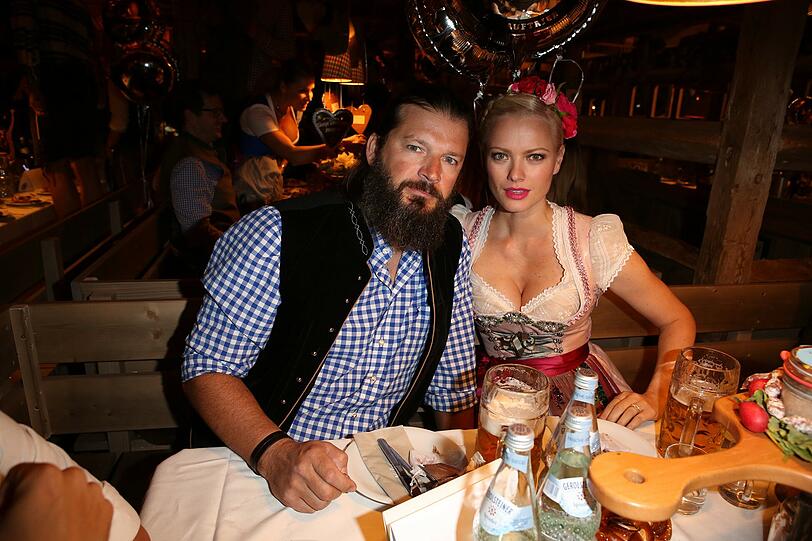 Model Franziska Knuppe mit Ehemann Christian Möstl
