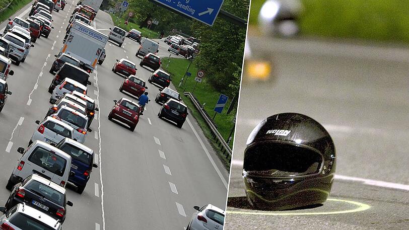 Neun Tage nach dem Unfall erlag der Motorradfahrer im Krankenhaus seinen schweren Verletzungen. (Archiv-/ Symbolbild)