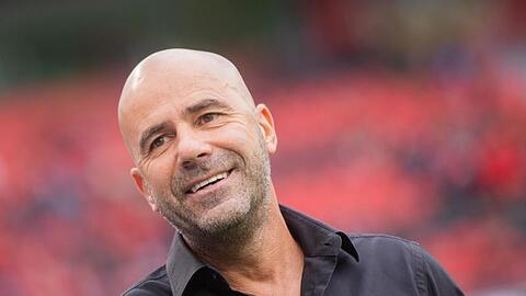 Die Macher bei Bayer Leverkusen sind zufrieden mit der Arbeit von Trainer Peter Bosz.