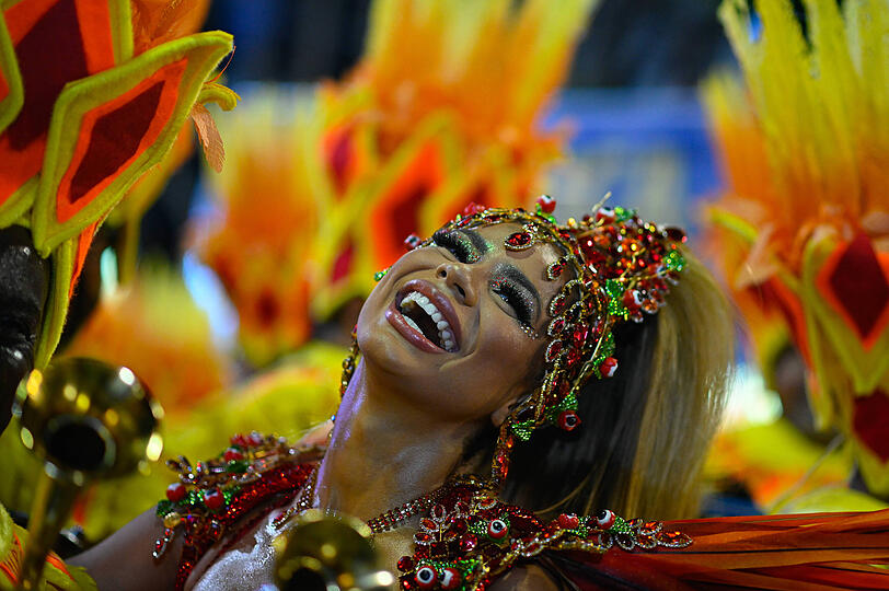 Strahlende Gesichter überall in Rio.
