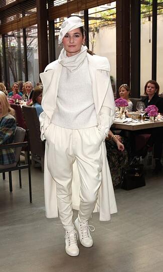 Models präsentieren im Garden Restaurant des Hotels Bayerischer Hof die neue Herbst/Winter Kollektion von Ralph Lauren.