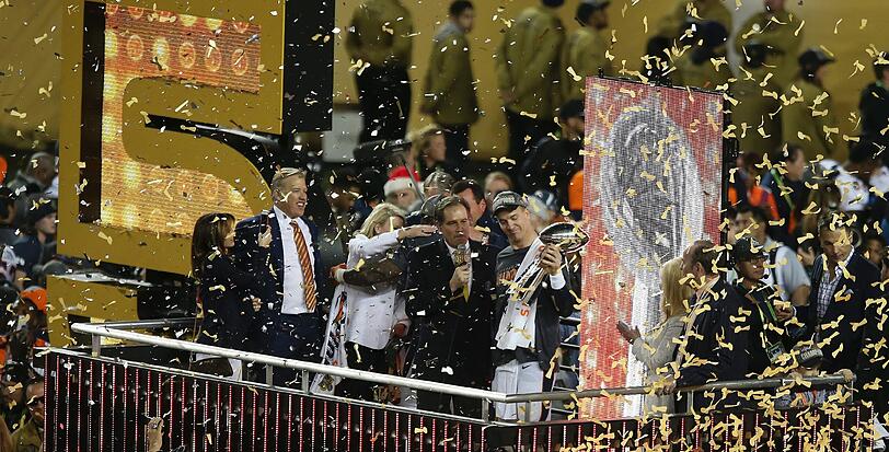 Die Denver Bronocs sind zum dritten Mal Super-Bowl-Champion geworden. Die Bilder der Feier.
