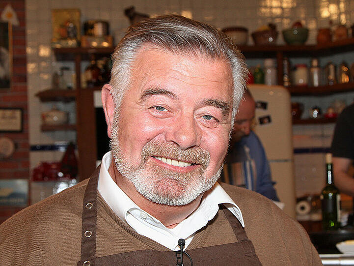 Harry Wijnvoord bei einem Auftritt in einer Kochsendung im Jahr 2013