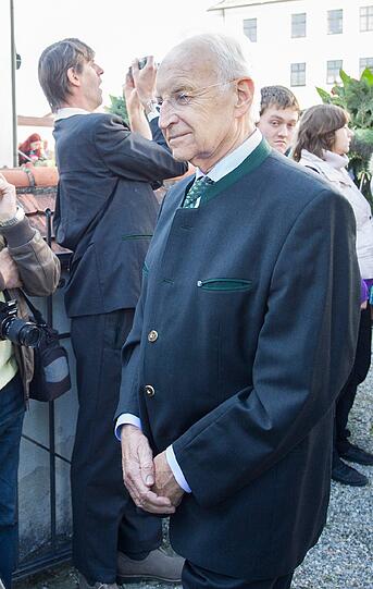 Der ehemalige bayerische Ministerpräsident Edmund Stoiber bei der Gedenkveranstaltung für Franz Josef Strauß.