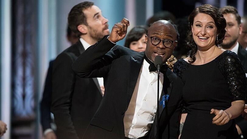 "Moonlight"-Regisseur Barry Jenkins war ein sichtlich stolzer Gewinner des Hauptpreises.